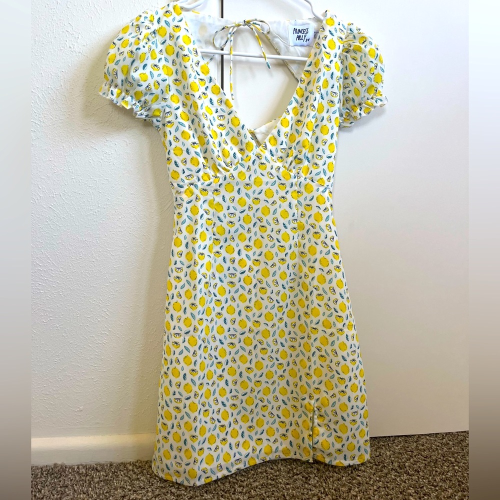 Princess Polly Lemon dress